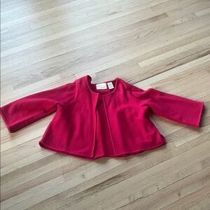 Anthropologie Boiled Wool Cropped Jacket, S